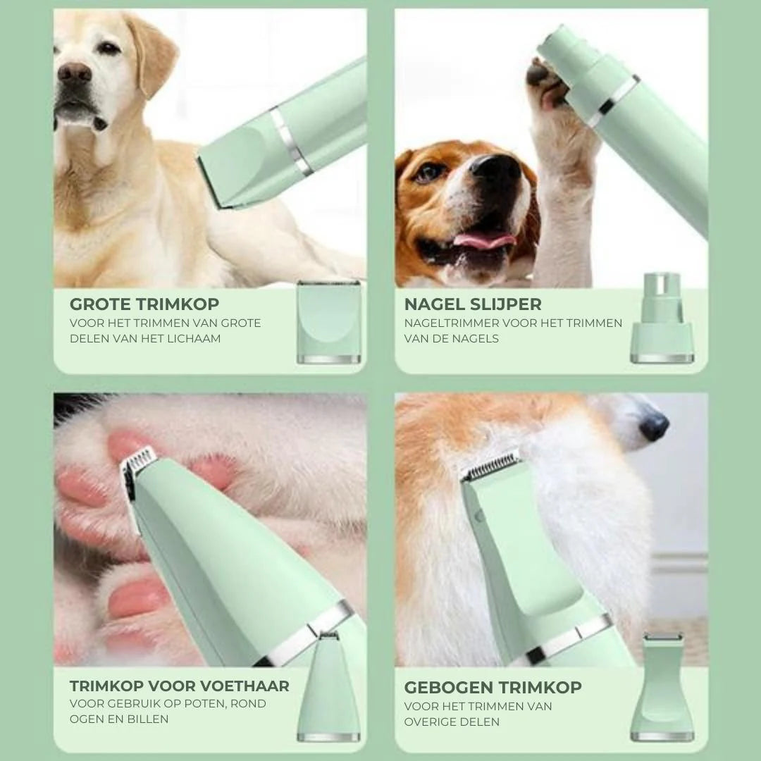 4-in-1 Tierpflege-Trimmer
