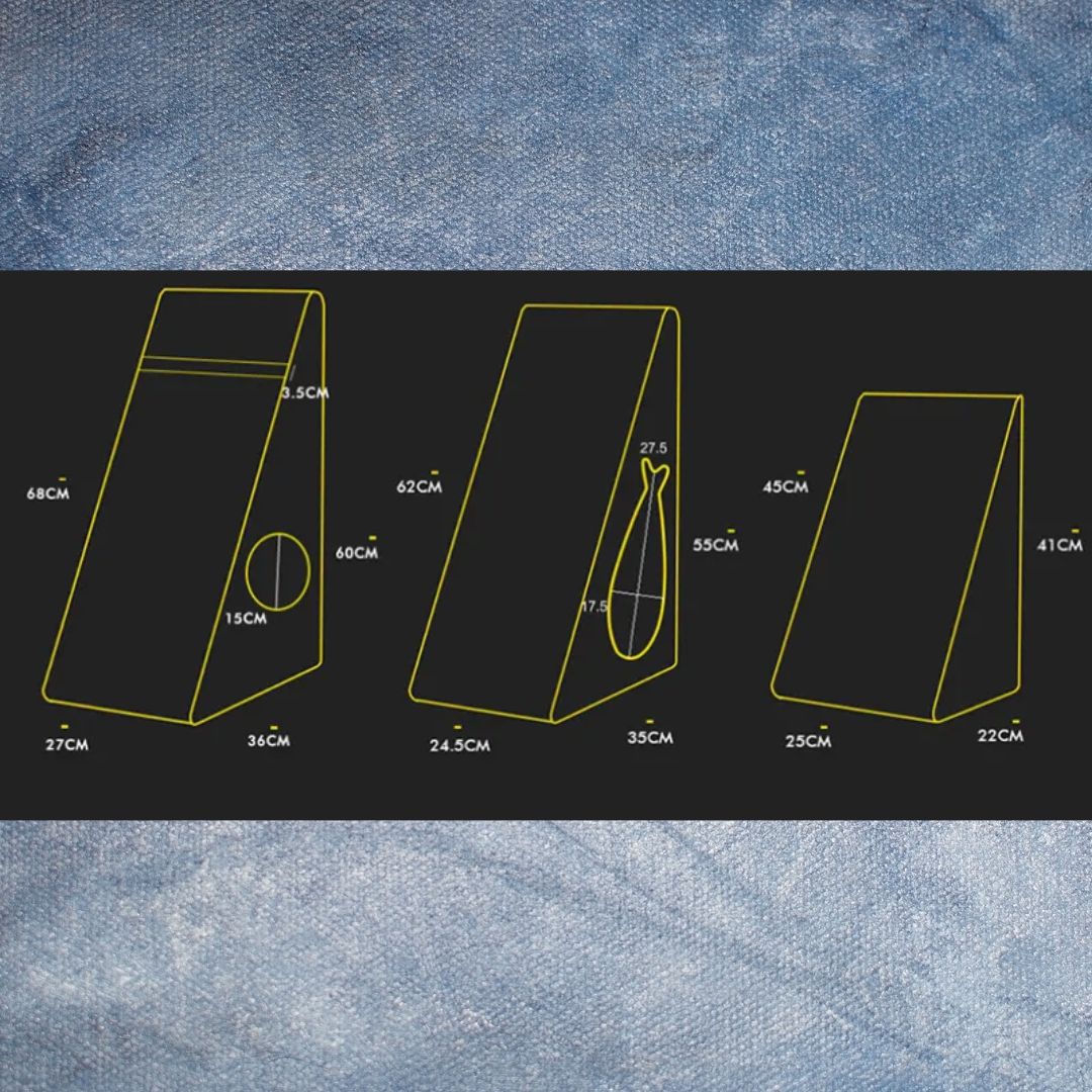 Katzenkratzwippe Im modernen Design – Sisal Kratzbrett für Krallenpflege