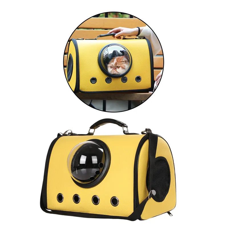 Tragetasche für Katzen und Kleine Hunde – Mit Sichtfenster und Belüftung