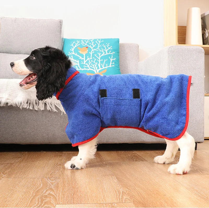 Komfortabler Hundebademantel