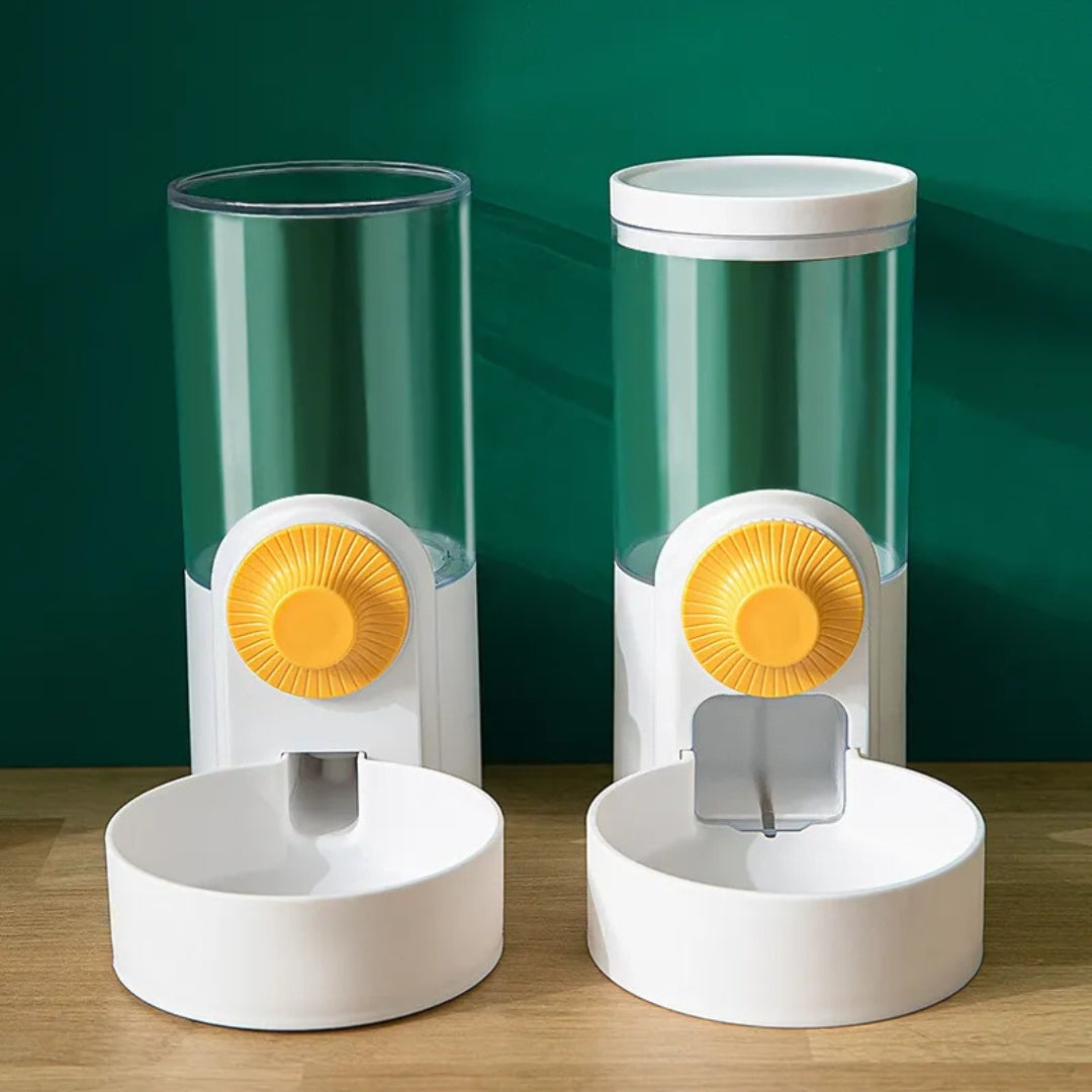 Automatischer Futterspender für Haustiere – Praktischer Spender mit Drehmechanismus für Katzen und Hunde