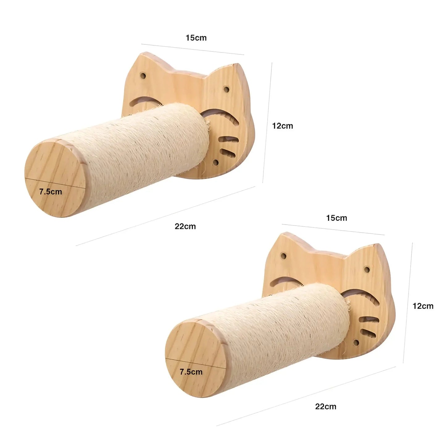 Individuell Zusammenstellbarer Katzen Wand Kratzbaum