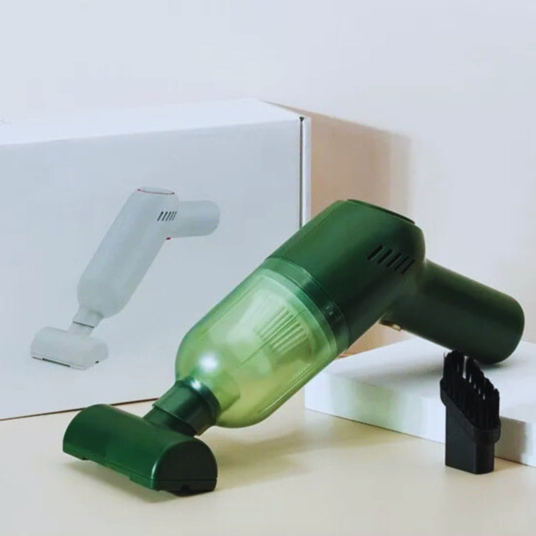Handstaubsauger für Tierhaare mit Starker Saugkraft und Aufsätzen für Sofa Kleidung und Fellpflege