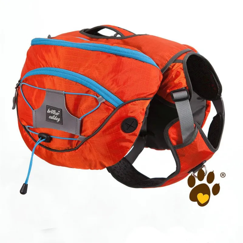 Hundewanderrucksack mit Wasserfesten Taschen – Tragbare Hundetrage für Outdoor-Aktivitäten