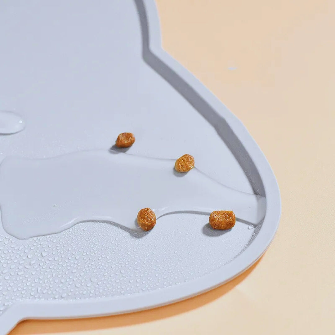 Futterstation für Haustiere Mit Rutschfestem Untersetzer und Futternapf