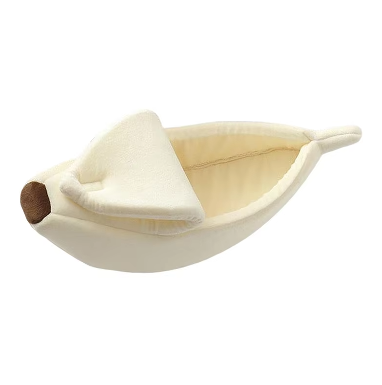 Bananenform Pet Nest für Hunde und Katzen – Komfortable Winterbettchen für Haustiere