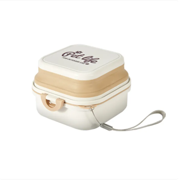 Silikon-Pflegebox für Haustiere – Praktischer Aufbewahrungskoffer für Tierbedarf