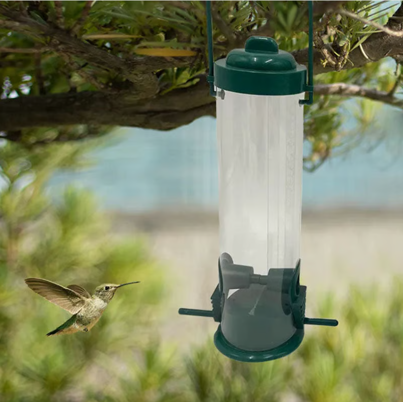 Eichhörnchensicherer Vogelfutterspender