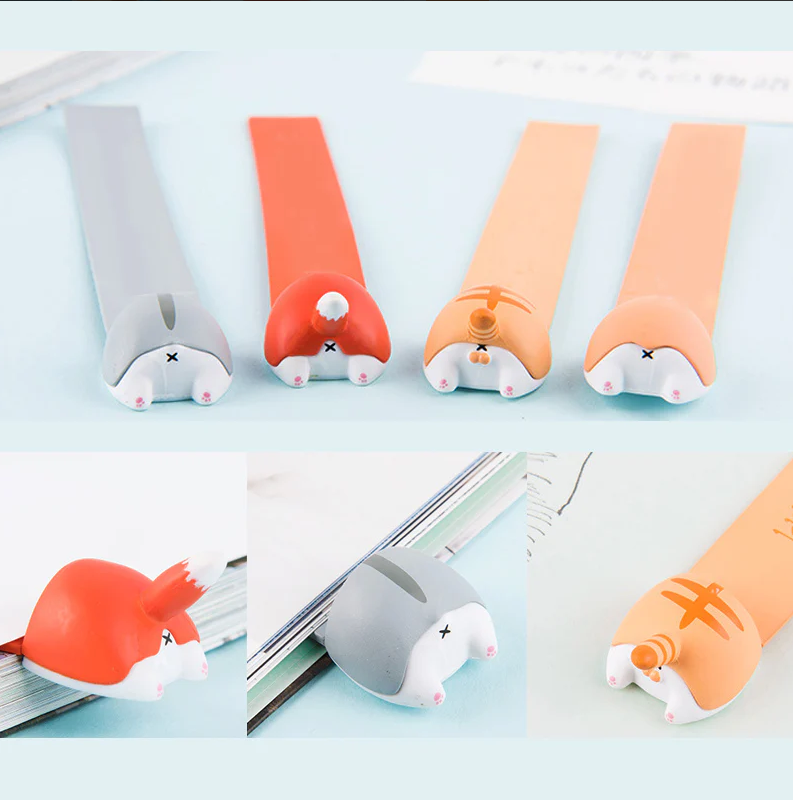 Süßes Tier-Popo-Lesezeichen