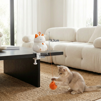 Automatischer Katzen-Spielball mit Liftbewegung – Interaktives Beschäftigungsspielzeug