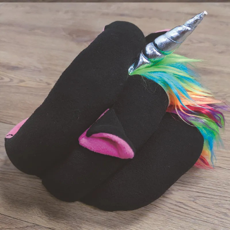 Katzenbett im Einhorn-Design – Gemütliches Haustierbett für Katzen und Kleine Hunde