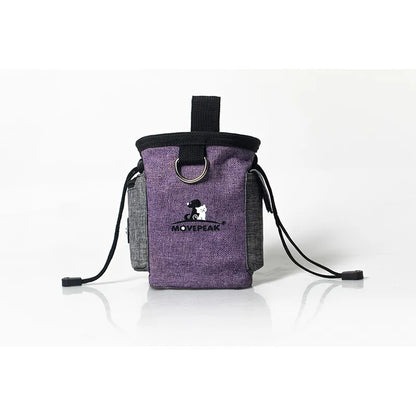 Hundetasche mit Faltbarem Napf – Tragbarer Beutel für Snacks und Zubehör