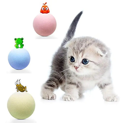 Interaktiver Katzenball mit Musik und LED-Lichtern für Katzen – Spielzeug für Haustiere