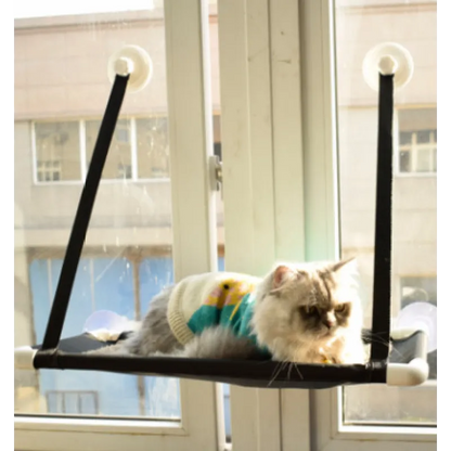 Katzen Fensterliege – Platzsparend und Stabil mit Saugfüßen