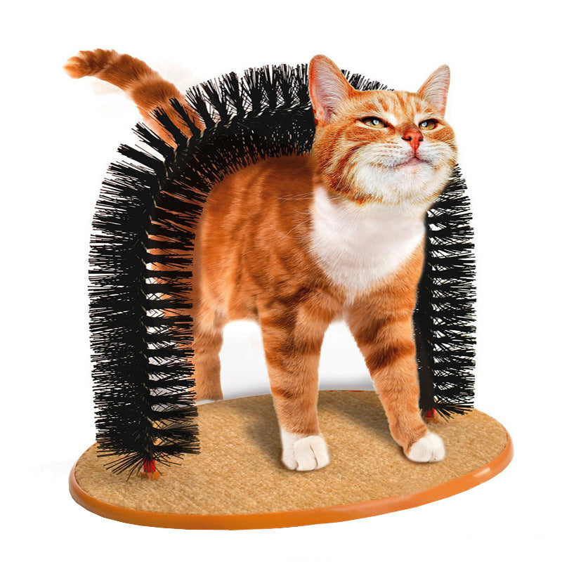 Katzen Spiel und Massagebürste