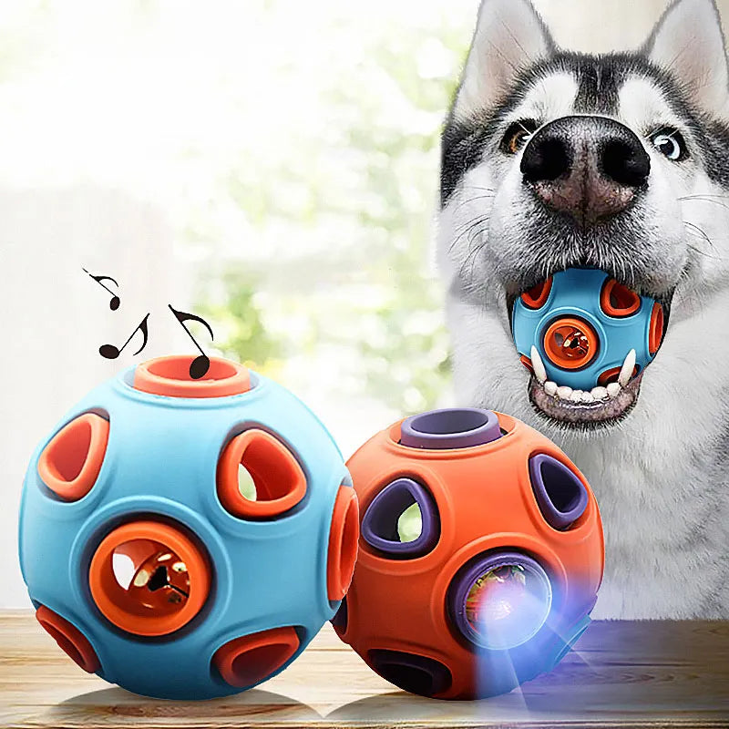 Interaktives Hundespielzeug Ball – Mit Musik und Leuchtfunktion für Hunde