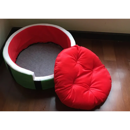 Hundebett Im Wassermelonendesign für Komfort und Entspannung
