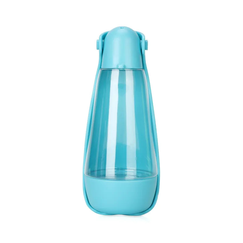 Trinkflasche für Hunde – Wasserflasche für Unterwegs mit Futternapf