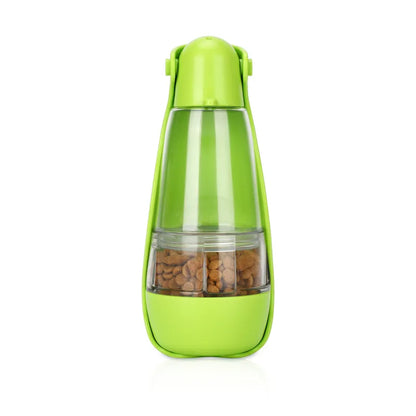 Trinkflasche für Hunde – Wasserflasche für Unterwegs mit Futternapf
