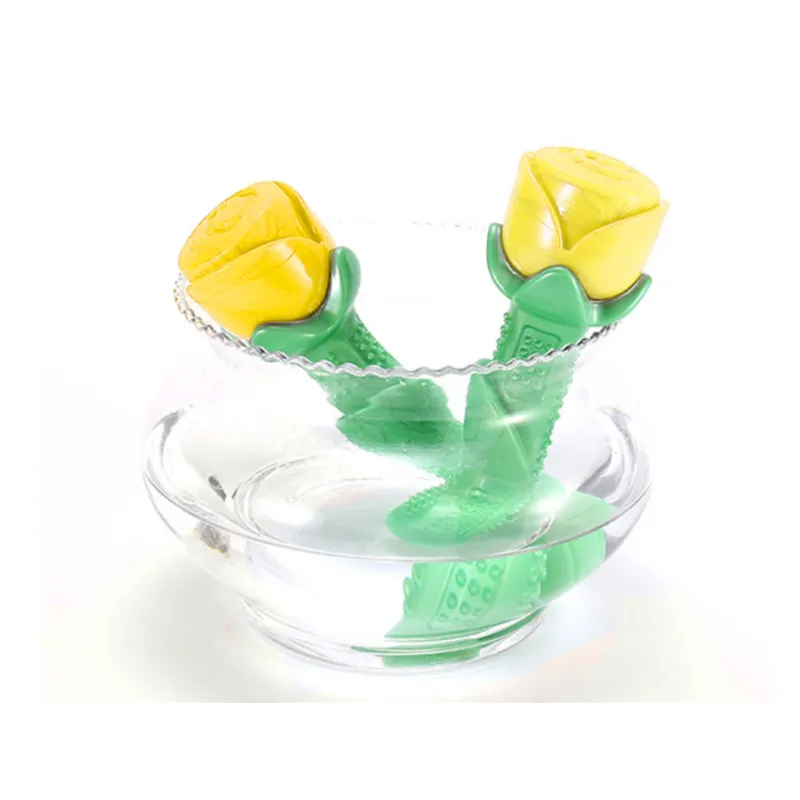 Hundespielzeug in Rosenform – Kaustab für Zahnpflege & Spielspaß aus robustem Gummi