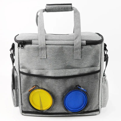 Multifunktionale Hundetasche für Reisen – Praktische Aufbewahrung für Futter Spielzeug und Zubehör