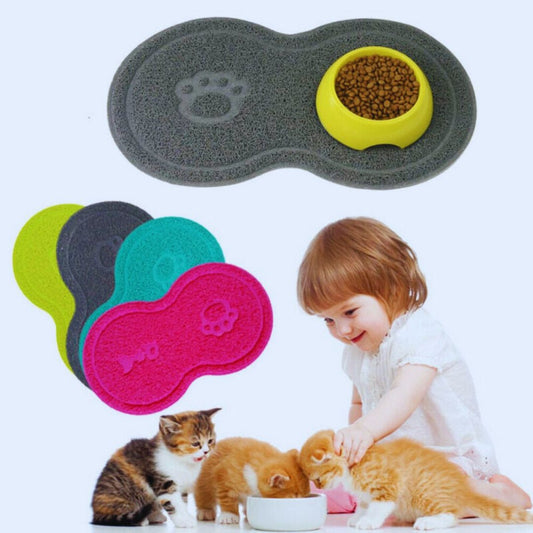 Hund  katze Futter Matte Anti Rutsch silikon 2in1 Futterstation
