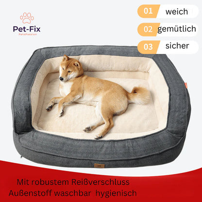 Komfortables Hundebett mit Ergonomie