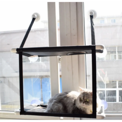 Katzen Fensterliege – Platzsparend und Stabil mit Saugfüßen