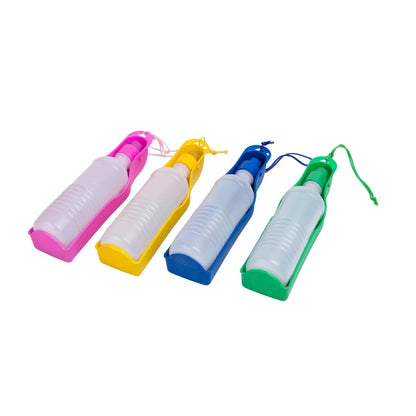 Tragbare Trinkflasche für Hunde mit Integriertem Napf – Ideal für Unterwegs