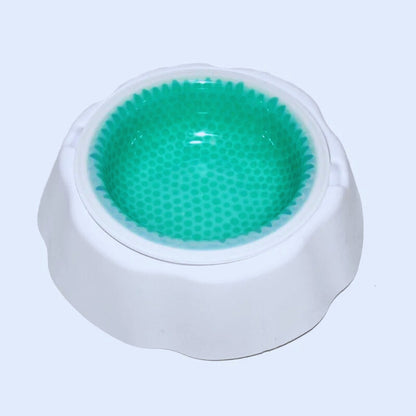Wassersparende Hundetrinkschale mit Trenndesign – Rutschfeste Anti-Spill Schale