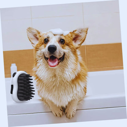 Haarbürste für Hunde und Katzen mit Massagefunktion Für Komfortables Baden