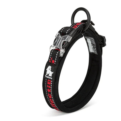 Verstellbares Soft-Hundehalsband mit Reflektierenden Nähten und Sicherheitsverschluss