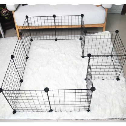 Hundezwinger Aus Draht – Flexibler Hunde-Playpen mit Tür für Haustiere