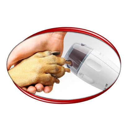 Elektrische Krallenschleifmaschine für Hunde und Katzen Mit Sicherheitskappe und Leisem Motor