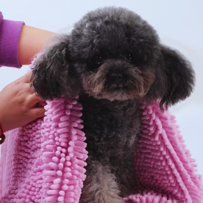 Kuschelige Mikrofaser Haustierdecke für Hunde und Katzen mit Ultraweicher Chenille-Oberfläche