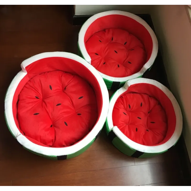 Hundebett Im Wassermelonendesign für Komfort und Entspannung