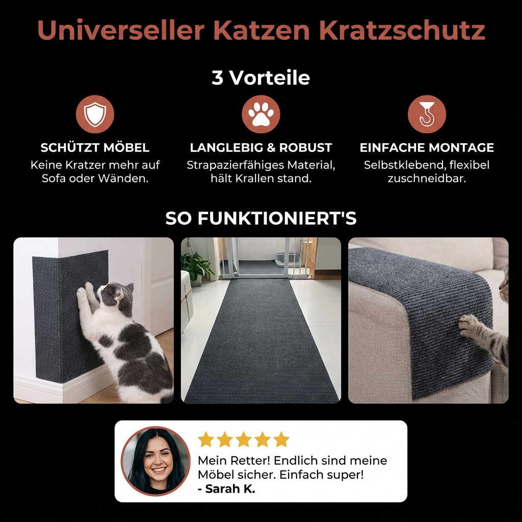 Universeller Katzen Kratzschutz