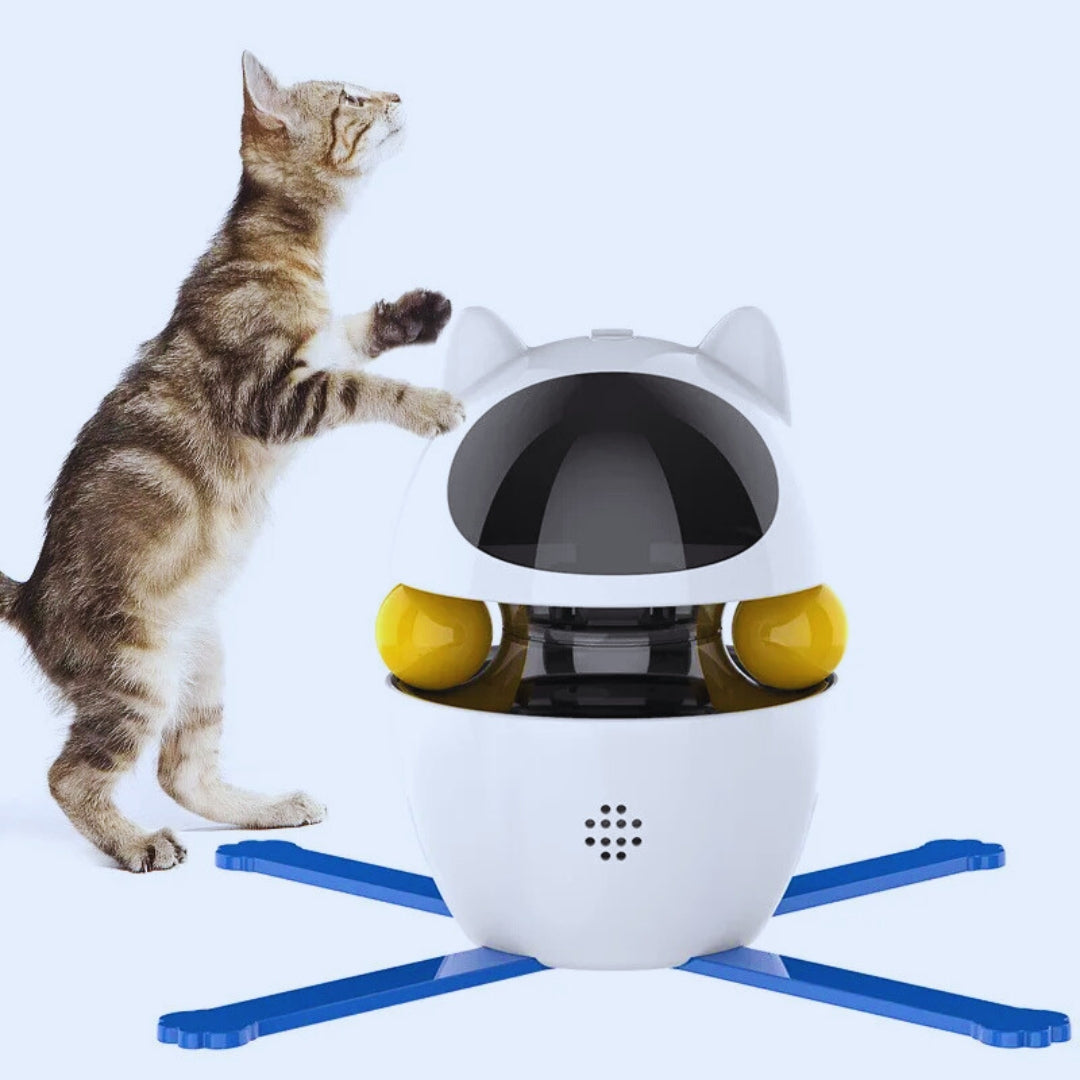 Katzen Spielroboter Mit Feder – Interaktives Spielzeug für Stubentiger