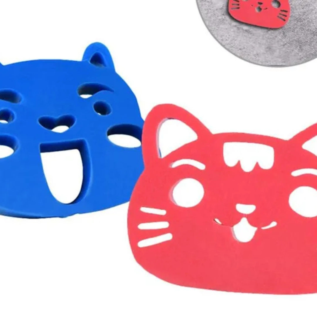 Tierhaarentferner im Katzen-Design für Kleidung und Textilien Aus Wiederverwendbarem Silikon