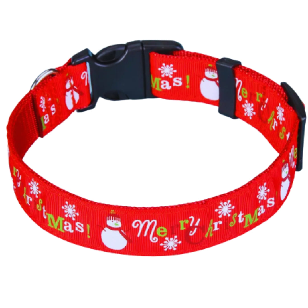 Weihnachtliches Katzenhalsband mit Glocken – Verstellbares Halsband In Rot und Grün