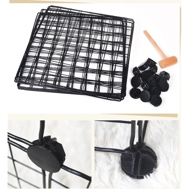 Hundezwinger Aus Draht – Flexibler Hunde-Playpen mit Tür für Haustiere