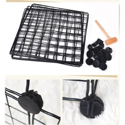 Hundezwinger Aus Draht – Flexibler Hunde-Playpen mit Tür für Haustiere