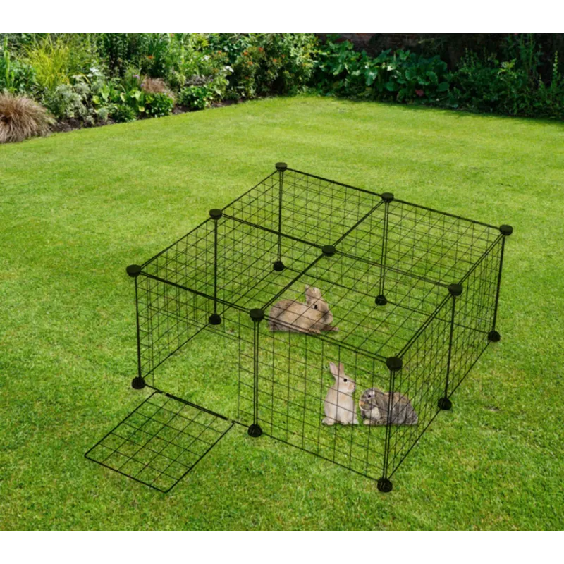 Hundezwinger Aus Draht – Flexibler Hunde-Playpen mit Tür für Haustiere
