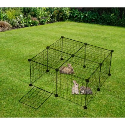 Hundezwinger Aus Draht – Flexibler Hunde-Playpen mit Tür für Haustiere