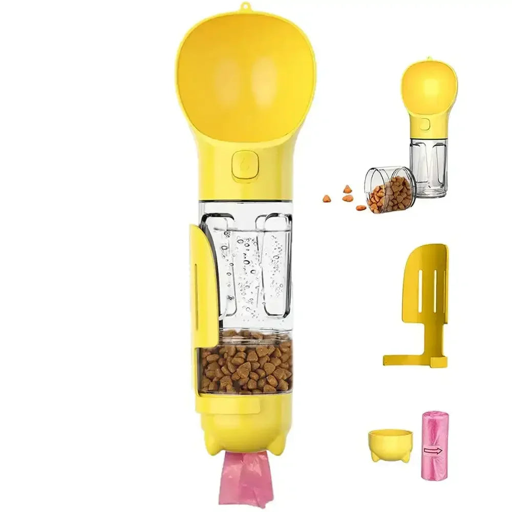 3-in-1 Multifunktionale Haustier-Wasserflasche