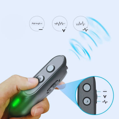 Hundetrainer mit Ultraschall und LED-Anzeige  USB Aufladung