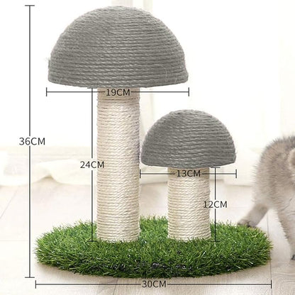 Katzen Pilz Kratzbaum aus Sisal