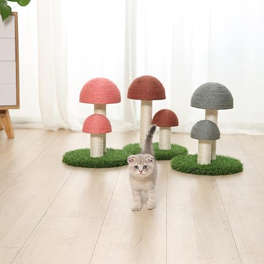 Katzen Pilz Kratzbaum aus Sisal