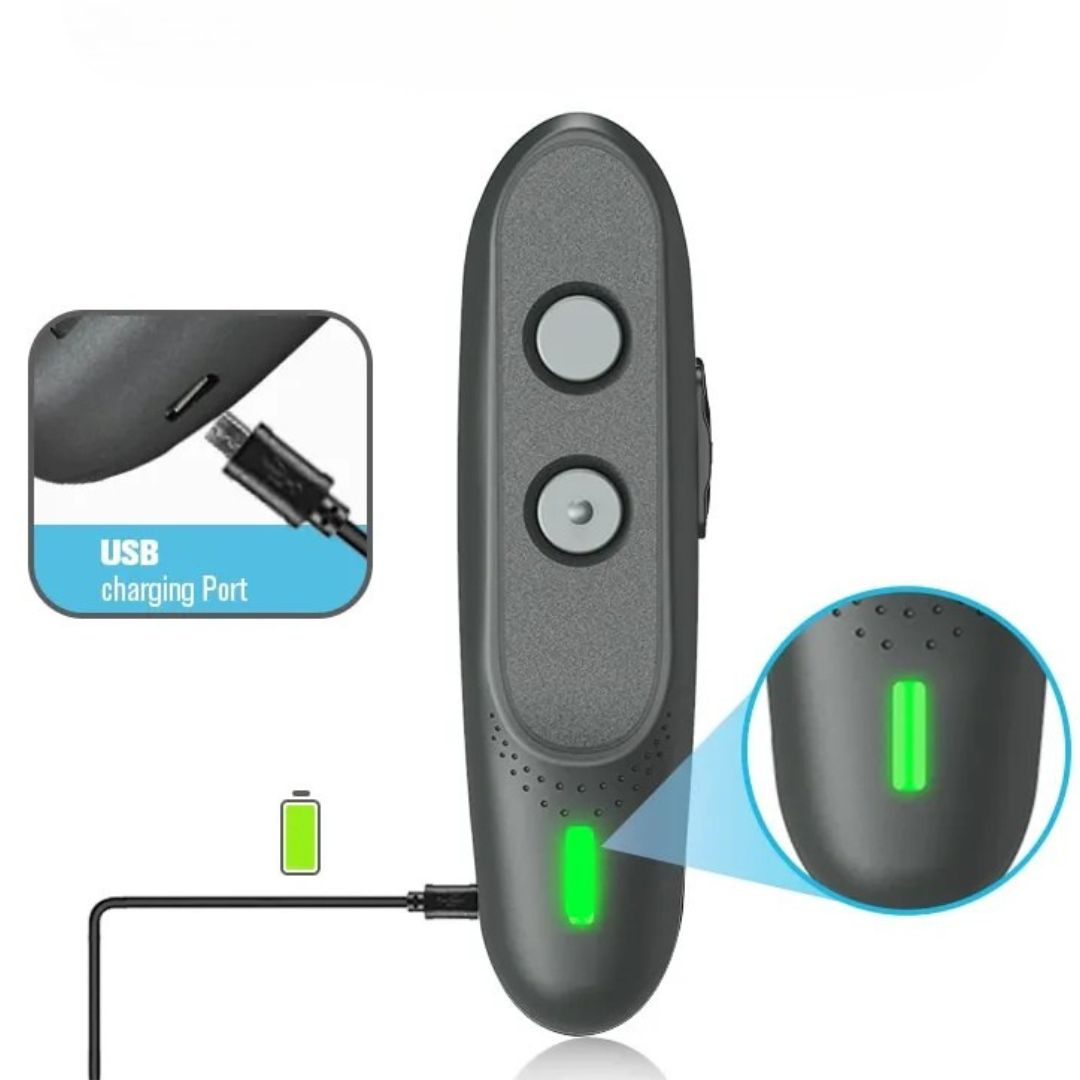 Hundetrainer mit Ultraschall und LED-Anzeige  USB Aufladung