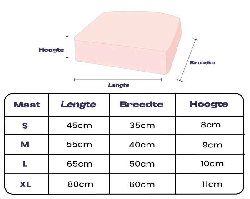 Ergonomisches wasserdichtes Hundebett